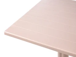 Tavolo da bar da giardino LEMNOS 60 cm 60 cm Beige