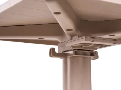 Tavolo da bar da giardino LEMNOS 60 cm 60 cm Beige