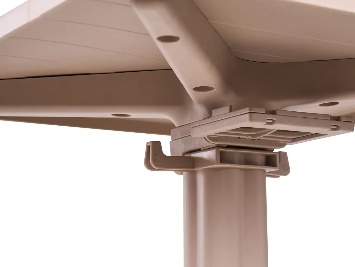 Tavolo da bar da giardino LEMNOS 60 cm 60 cm Beige