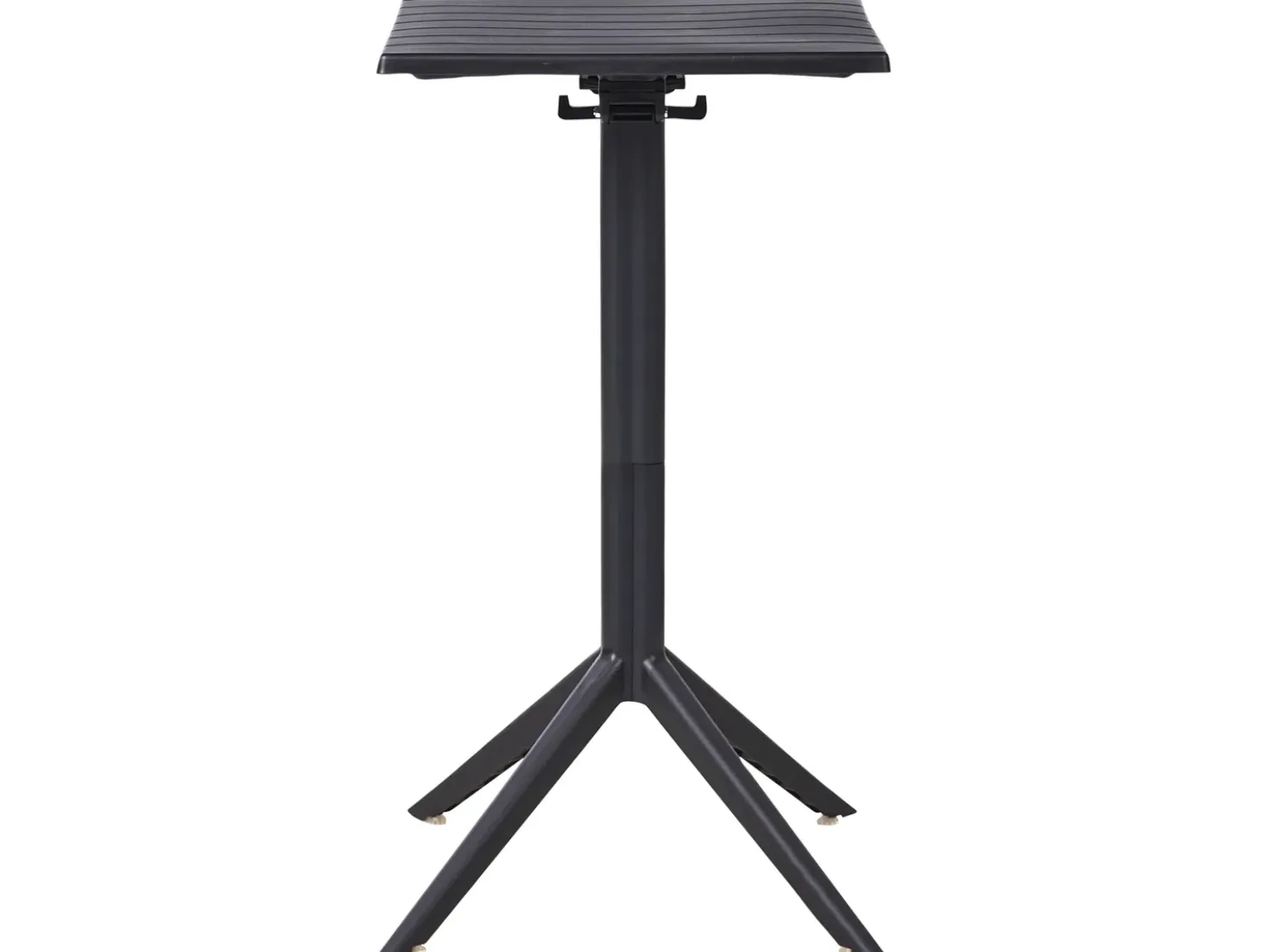 Tavolo da bar da giardino LEMNOS 60 cm 60 cm Nero