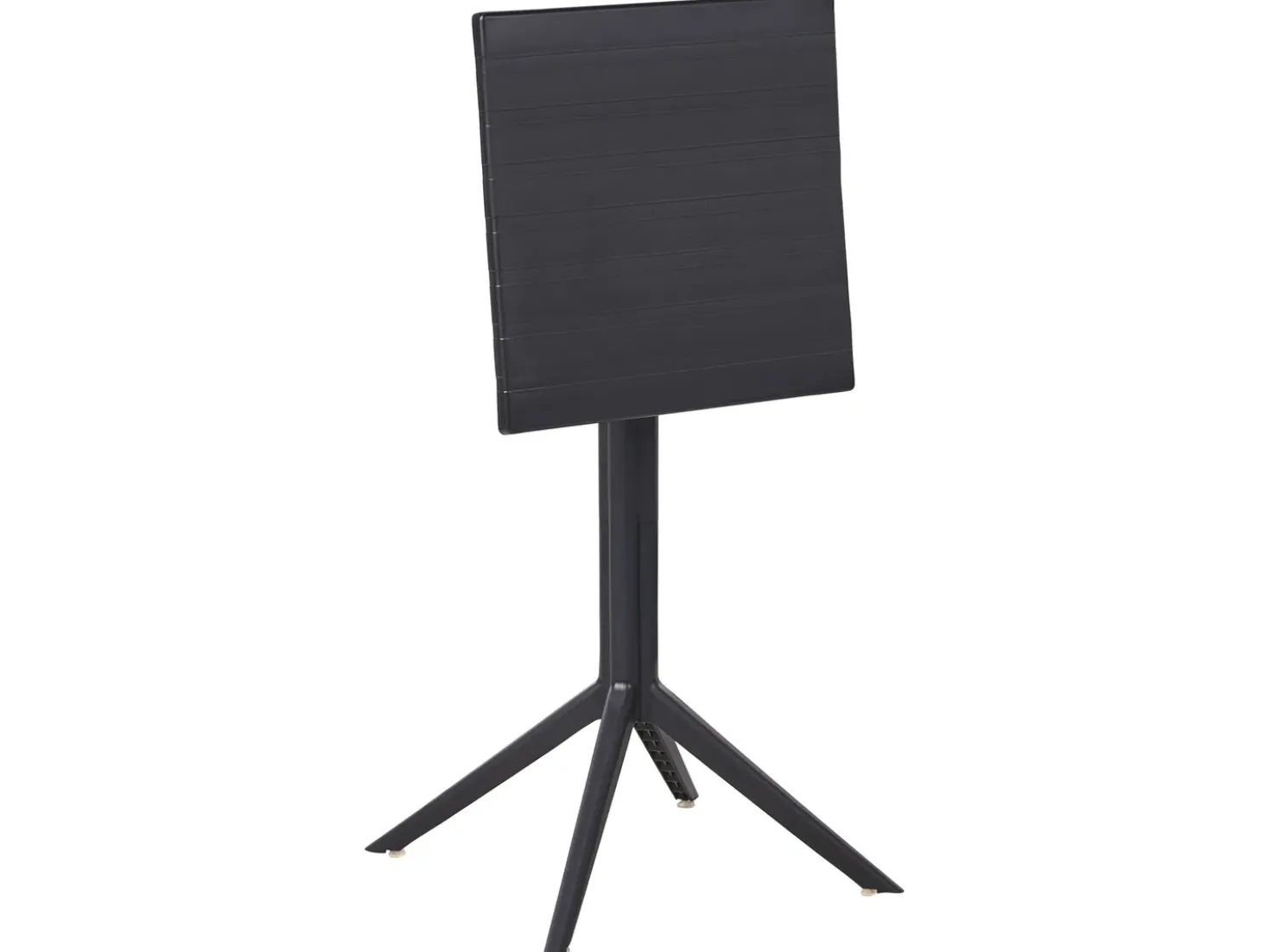 Tavolo da bar da giardino LEMNOS 60 cm 60 cm Nero