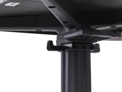 Tavolo da bar da giardino LEMNOS 60 cm 60 cm Nero