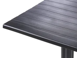 Tavolo da bar da giardino LEMNOS 60 cm 60 cm Nero