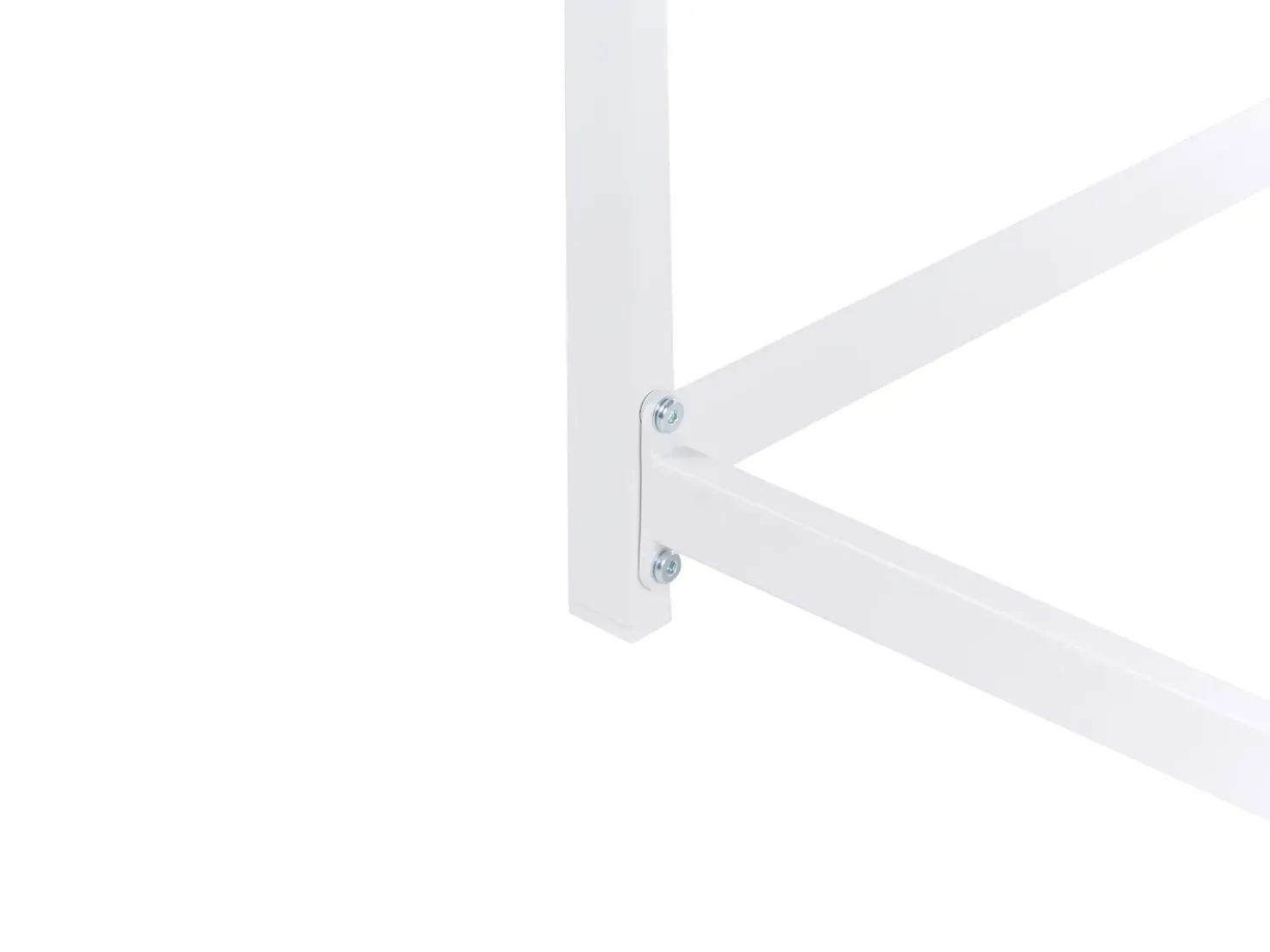 Tavolo da bar da giardino AVETRANA 150 cm 50 cm Marrone/Bianco