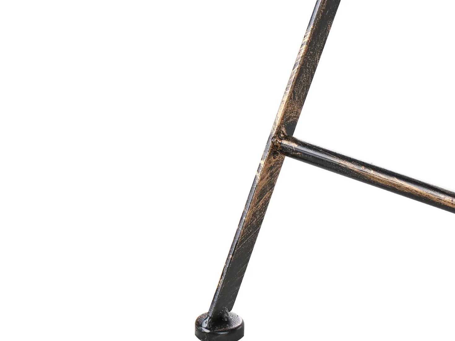 Tavolo da bar da giardino BORMIO 60 cm 60 cm Metallo Nero