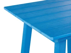 Tavolo da bar da giardino ADIRONDACK 60 cm 59 cm Materiale sintetico Blu