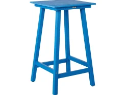 Tavolo da bar da giardino ADIRONDACK 60 cm 59 cm Materiale sintetico Blu