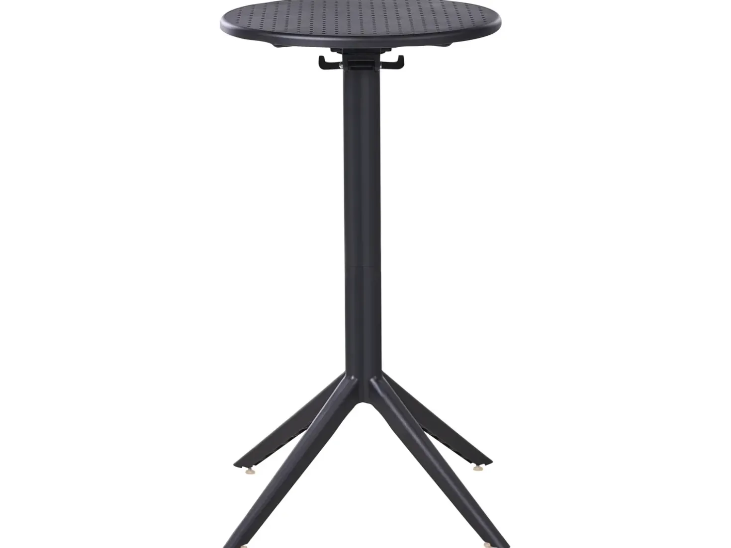 Tavolo da bar da giardino LEGRENA 60 cm 60 cm Nero