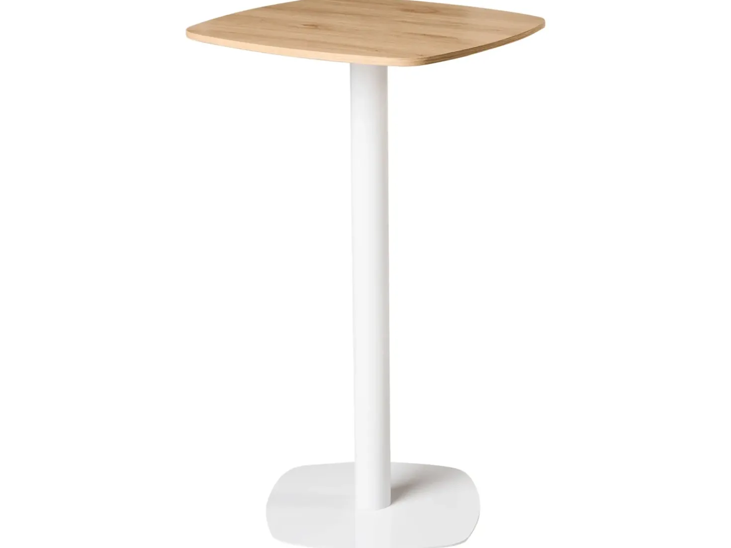 Tavolo da bar MORELLA Marrone chiaro/Bianco 60 cm 60 cm