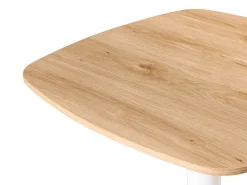 Tavolo da bar MORELLA Marrone chiaro/Bianco 60 cm 60 cm