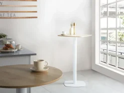 Tavolo da bar MORELLA Marrone chiaro/Bianco 60 cm 60 cm