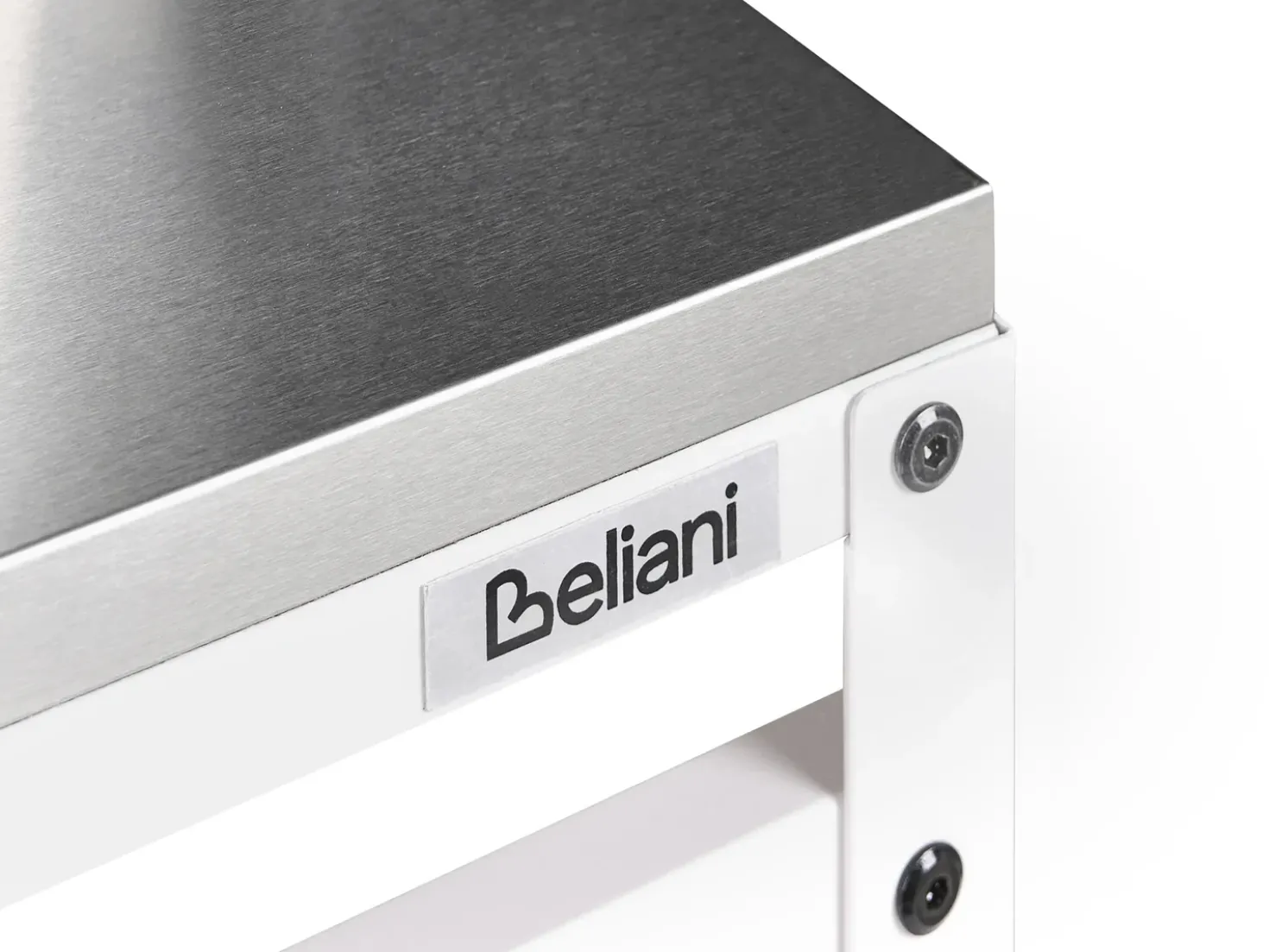 Tavolo da bar per esterni MAENZA 120 cm 40 cm Metallo Bianco