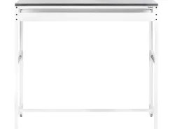 Tavolo da bar per esterni MAENZA 120 cm 40 cm Metallo Bianco