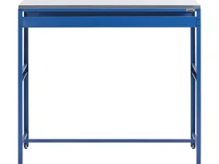 Tavolo da bar per esterni MAENZA 120 cm 40 cm Metallo Blu