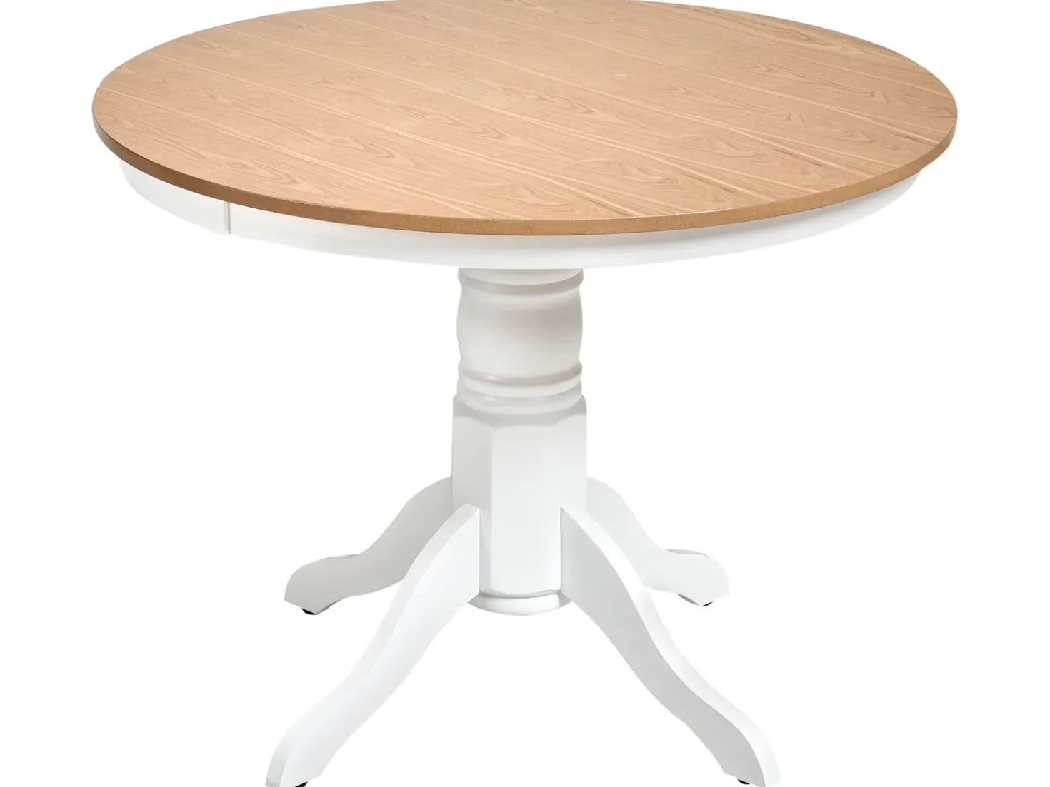Tavolo da pranzo AKRON Frassino chiaro 100 cm 100 cm Legno