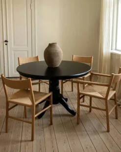 Tavolo da pranzo AKRON Nero 120 cm 120 cm