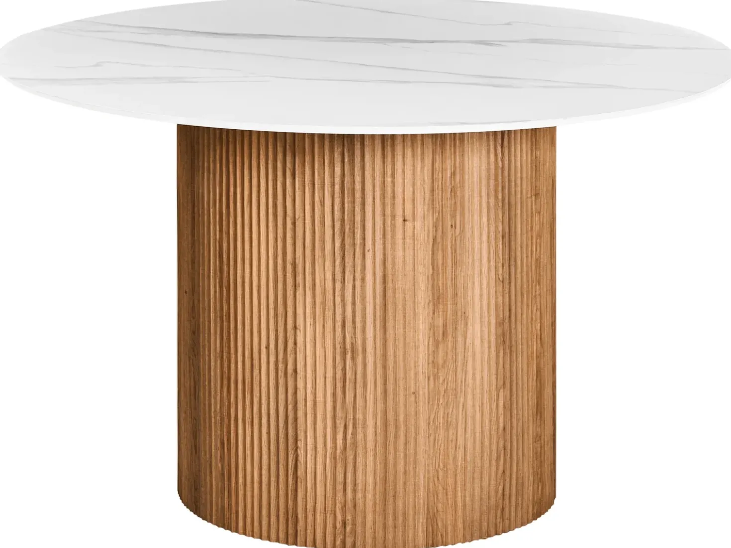 Tavolo da pranzo ALBINA Marmo bianco 120 cm 120 cm