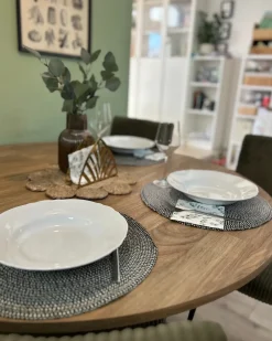 Tavolo da pranzo ALEXANDRINA Marrone 120/160 cm 120 cm
