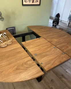 Tavolo da pranzo ALEXANDRINA Marrone 120/160 cm 120 cm