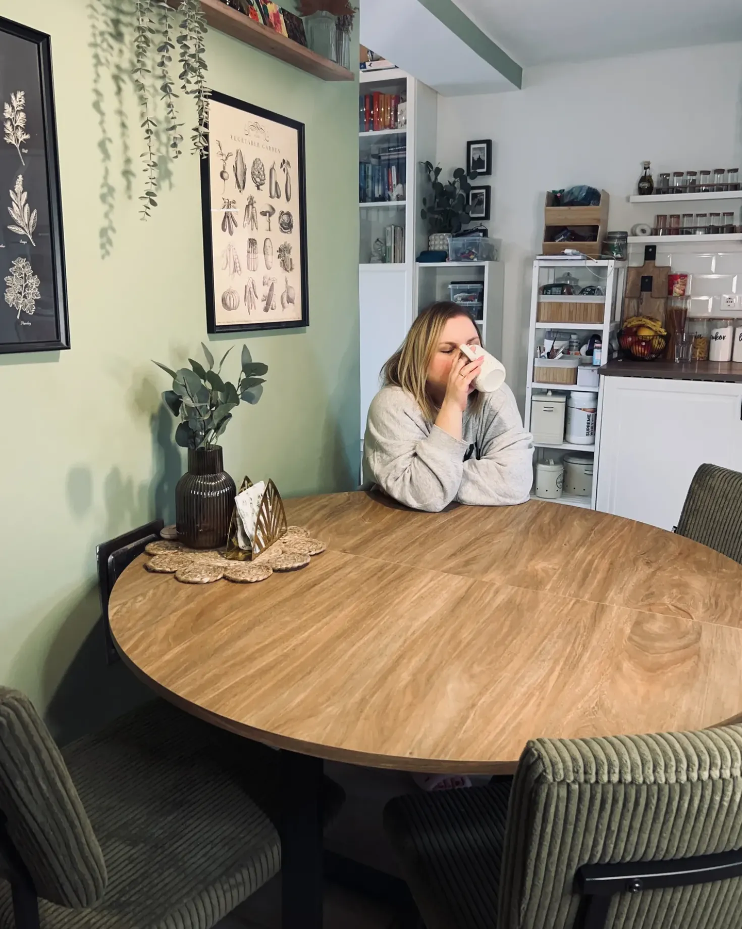 Tavolo da pranzo ALEXANDRINA Marrone 120/160 cm 120 cm