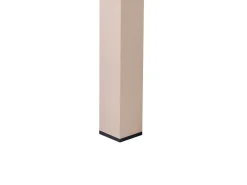 Tavolo da pranzo allungabile da giardino ARDESIO 160/220 cm 90 cm Metallo Beige sabbia