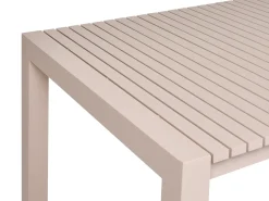 Tavolo da pranzo allungabile da giardino ARDESIO 160/220 cm 90 cm Metallo Beige sabbia