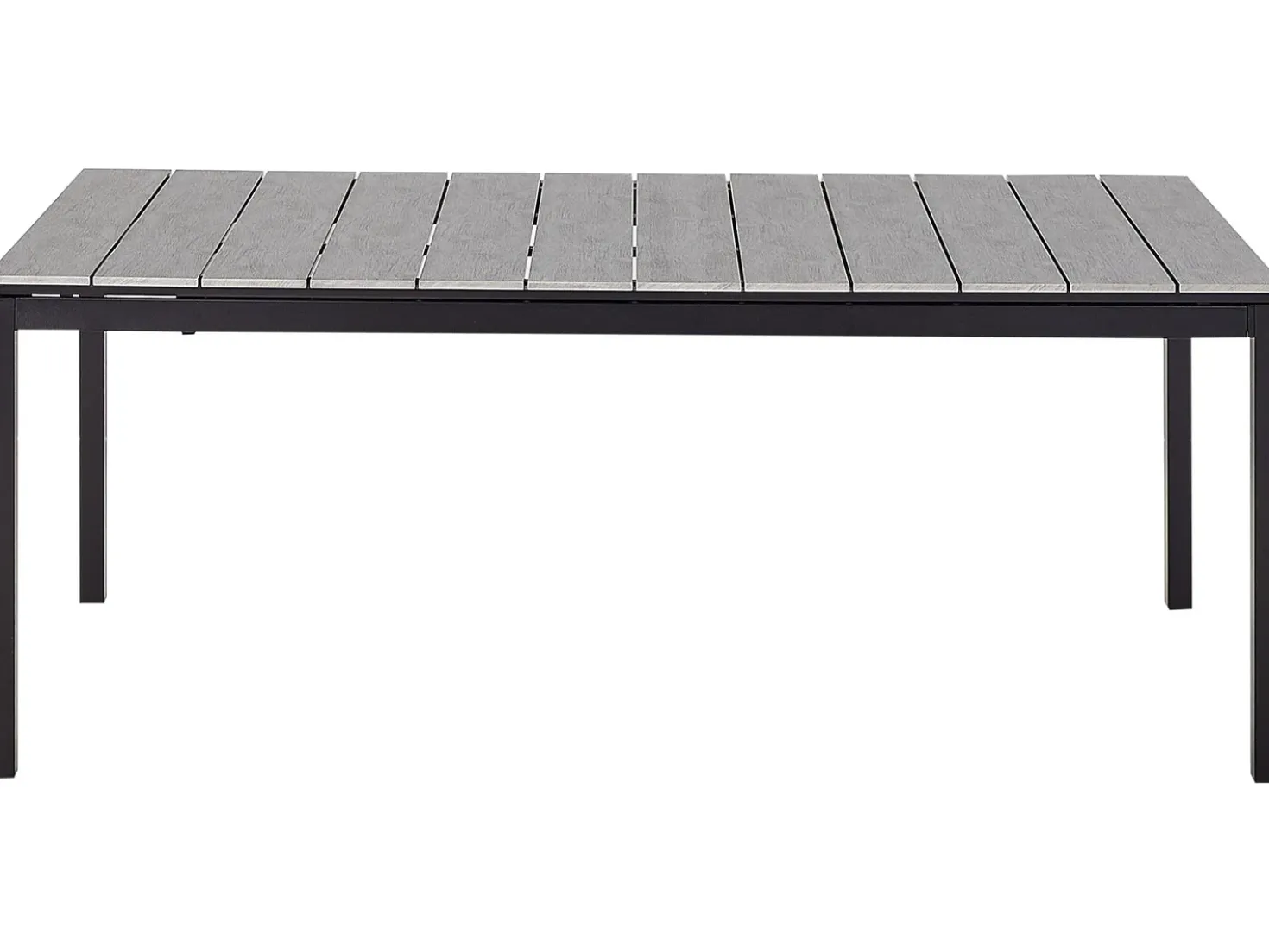 Tavolo da pranzo allungabile da giardino TOFANE 198/248 cm 90 cm Grigio