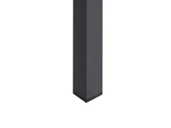 Tavolo da pranzo allungabile da giardino SKALOMA 180/240 cm 90 cm Metallo Grigio scuro