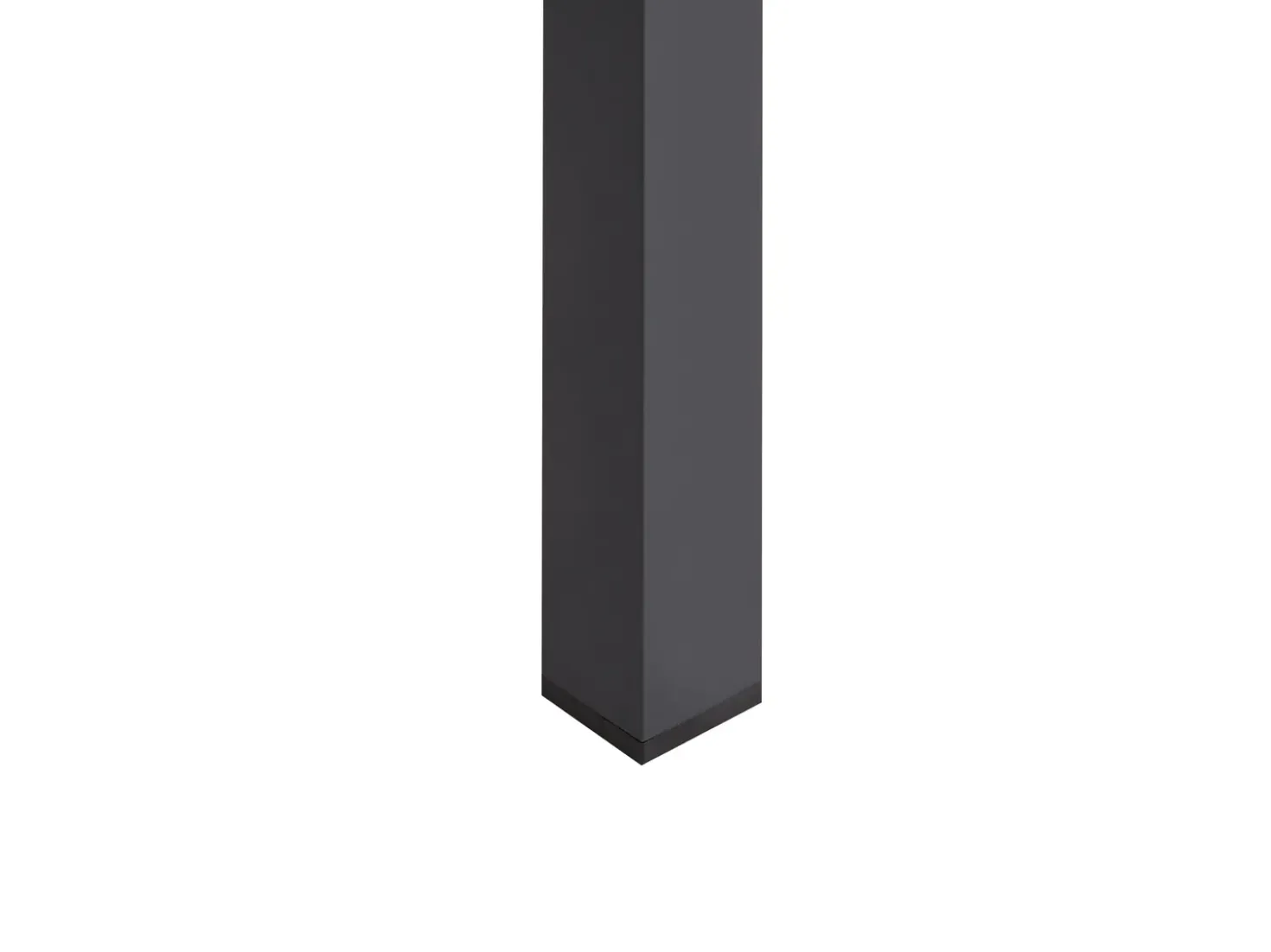 Tavolo da pranzo allungabile da giardino SKALOMA 180/240 cm 90 cm Metallo Grigio scuro