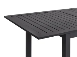 Tavolo da pranzo allungabile da giardino SKALOMA 180/240 cm 90 cm Metallo Grigio scuro