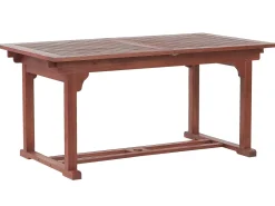 Tavolo da pranzo allungabile da giardino TOSCANA 160/220 cm 90 cm Legno d'acacia Marrone scuro