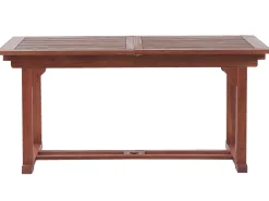 Tavolo da pranzo allungabile da giardino TOSCANA 160/220 cm 90 cm Legno d'acacia Marrone scuro