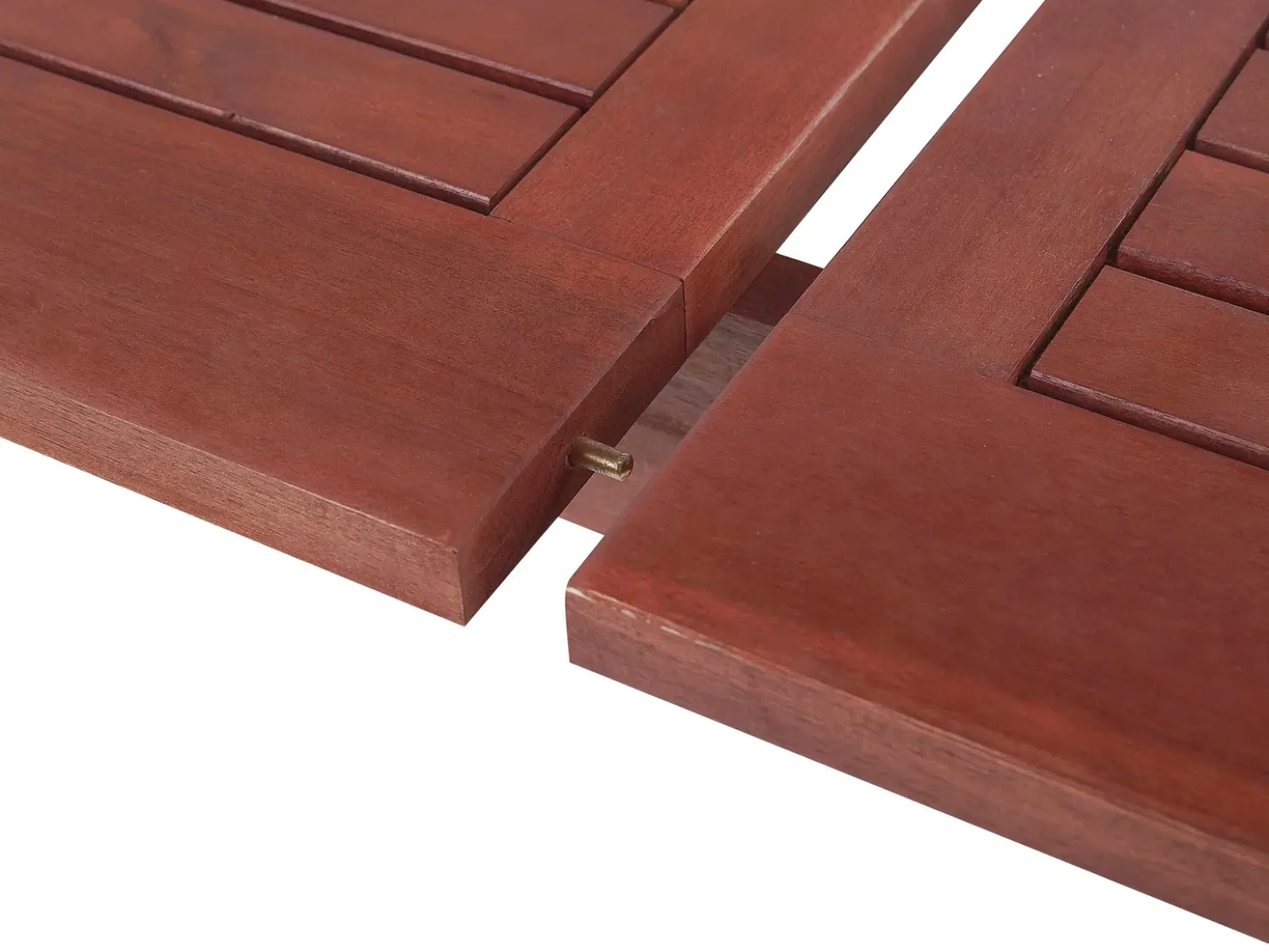 Tavolo da pranzo allungabile da giardino TOSCANA 160/220 cm 90 cm Legno d'acacia Marrone scuro