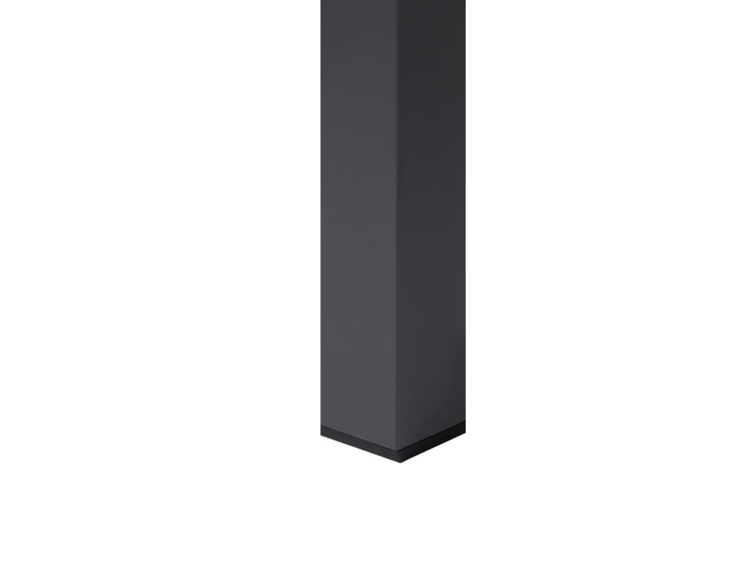Tavolo da pranzo allungabile da giardino ARDESIO 160/220 cm 90 cm Metallo Grigio scuro