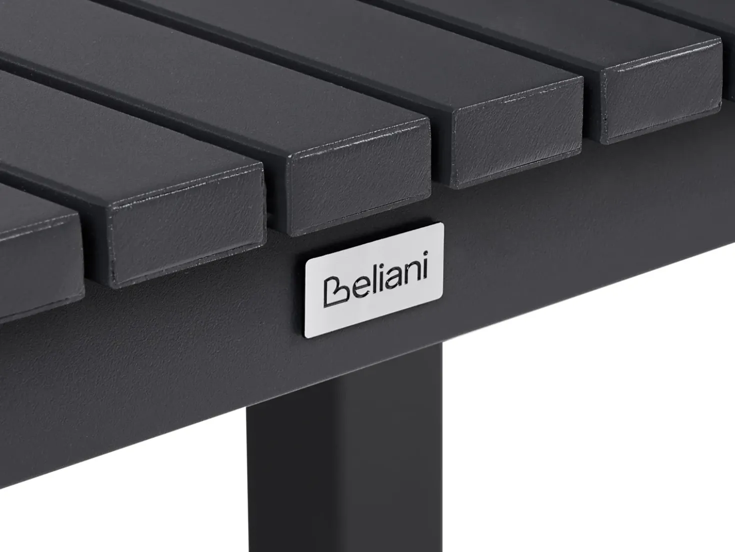 Tavolo da pranzo allungabile da giardino ARDESIO 160/220 cm 90 cm Metallo Grigio scuro