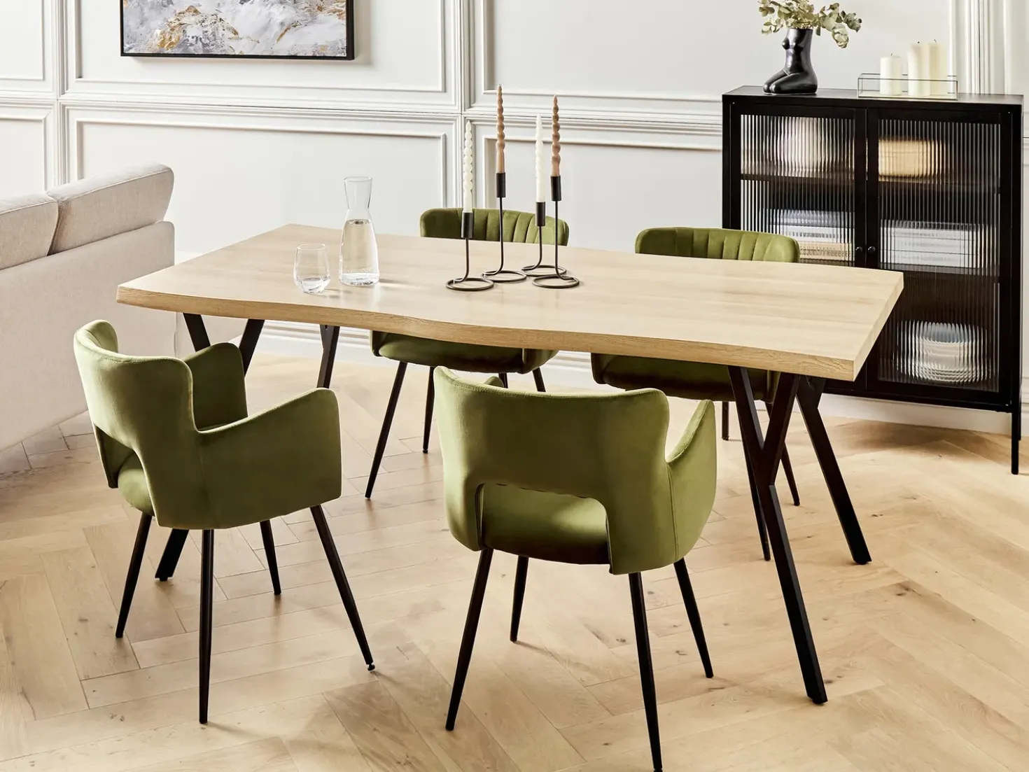 Tavolo da pranzo ALTON Marrone chiaro 180 cm 90 cm