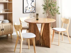 Tavolo da pranzo ARRAN Marrone 100 cm 100 cm Legno d'acacia