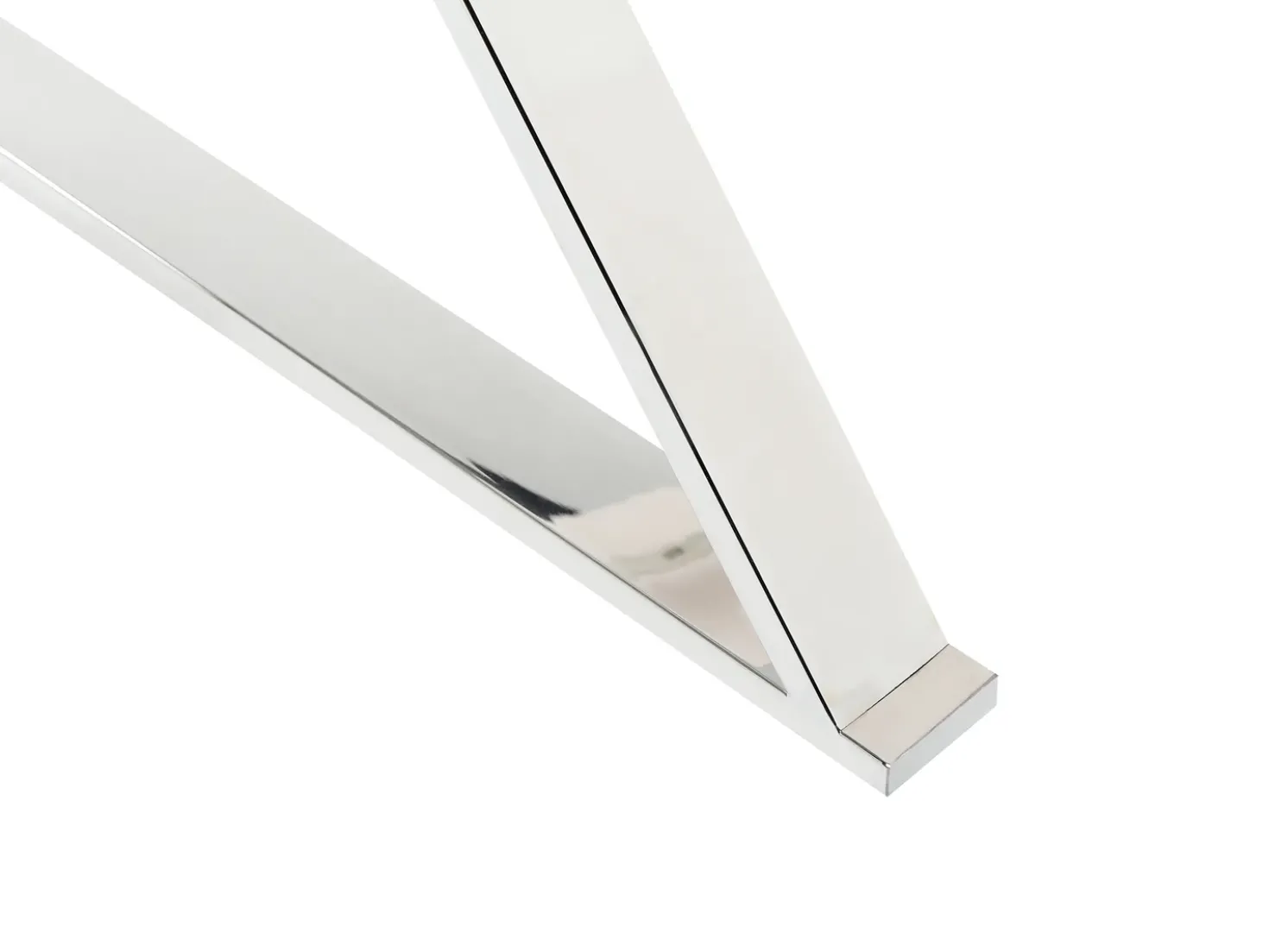 Tavolo da pranzo ATTICA Bianco 120 cm 70 cm Vetro temperato