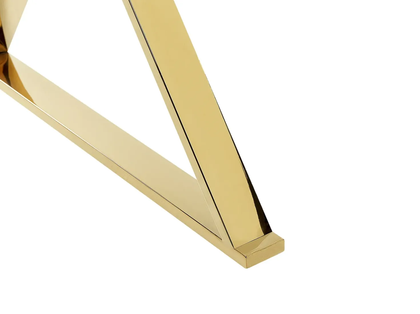 Tavolo da pranzo ATTICA Marmo/Oro 120 cm 70 cm Vetro temperato