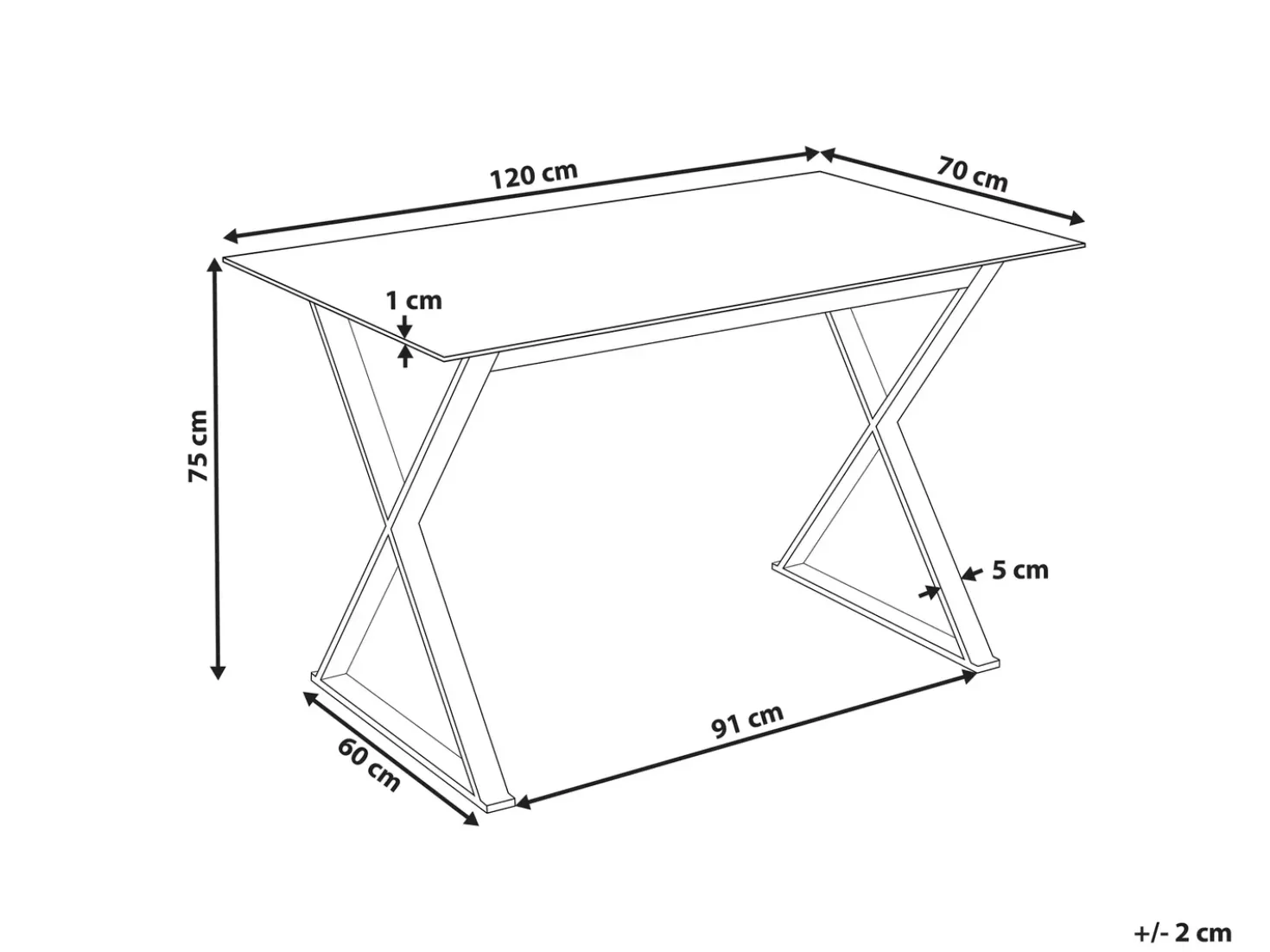 Tavolo da pranzo ATTICA Marmo/Oro 120 cm 70 cm Vetro temperato