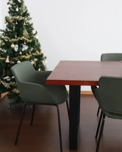 Tavolo da pranzo AUSTIN Noce scuro 160 cm 90 cm