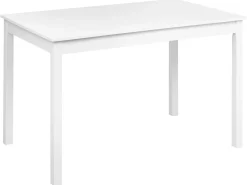 Tavolo da pranzo BARLEE Bianco 120 cm 75 cm Legno di pioppo