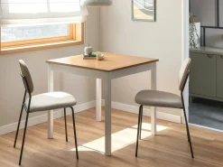 Tavolo da pranzo BATTERSBY Rovere chiaro 80 cm 80 cm