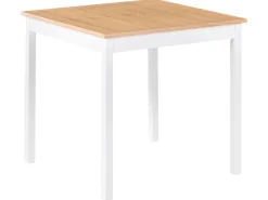 Tavolo da pranzo BATTERSBY Rovere chiaro 80 cm 80 cm