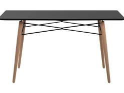 Tavolo da pranzo BIONDI Faggio nero 140 cm 80 cm