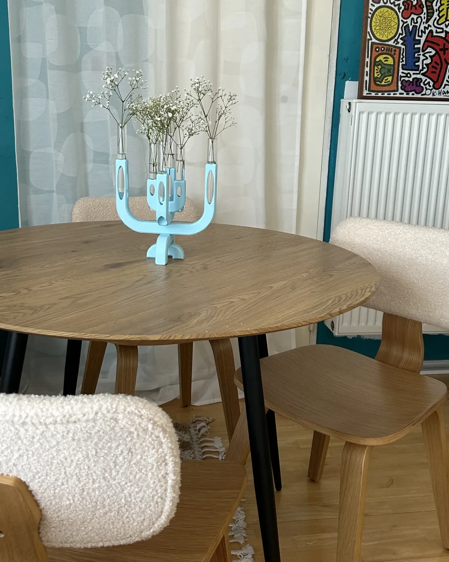 Tavolo da pranzo BJORKA Marrone chiaro 100 cm 100 cm