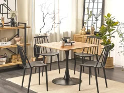Tavolo da pranzo BOCA Frassino chiaro 90 cm 90 cm