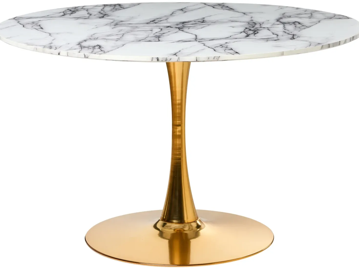 Tavolo da pranzo BOCA Marmo bianco 120 cm 120 cm