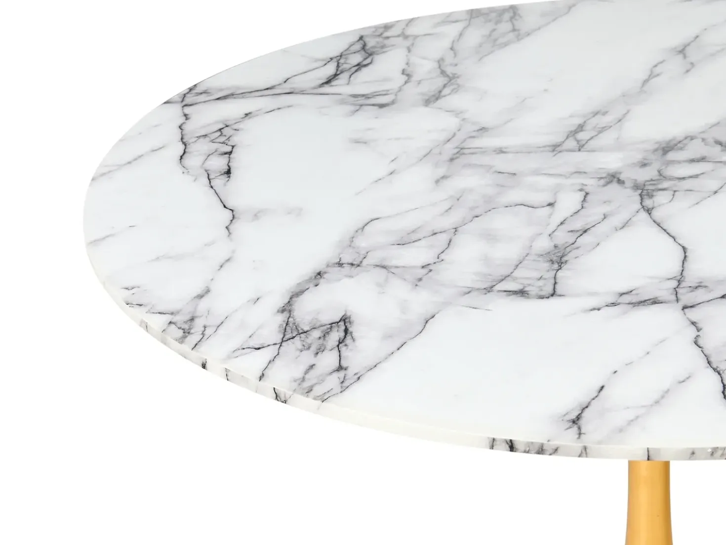 Tavolo da pranzo BOCA Marmo bianco 120 cm 120 cm