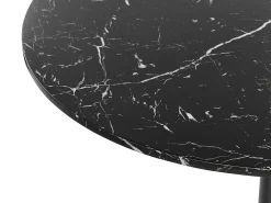 Tavolo da pranzo BOCA Marmo nero 90 cm 90 cm